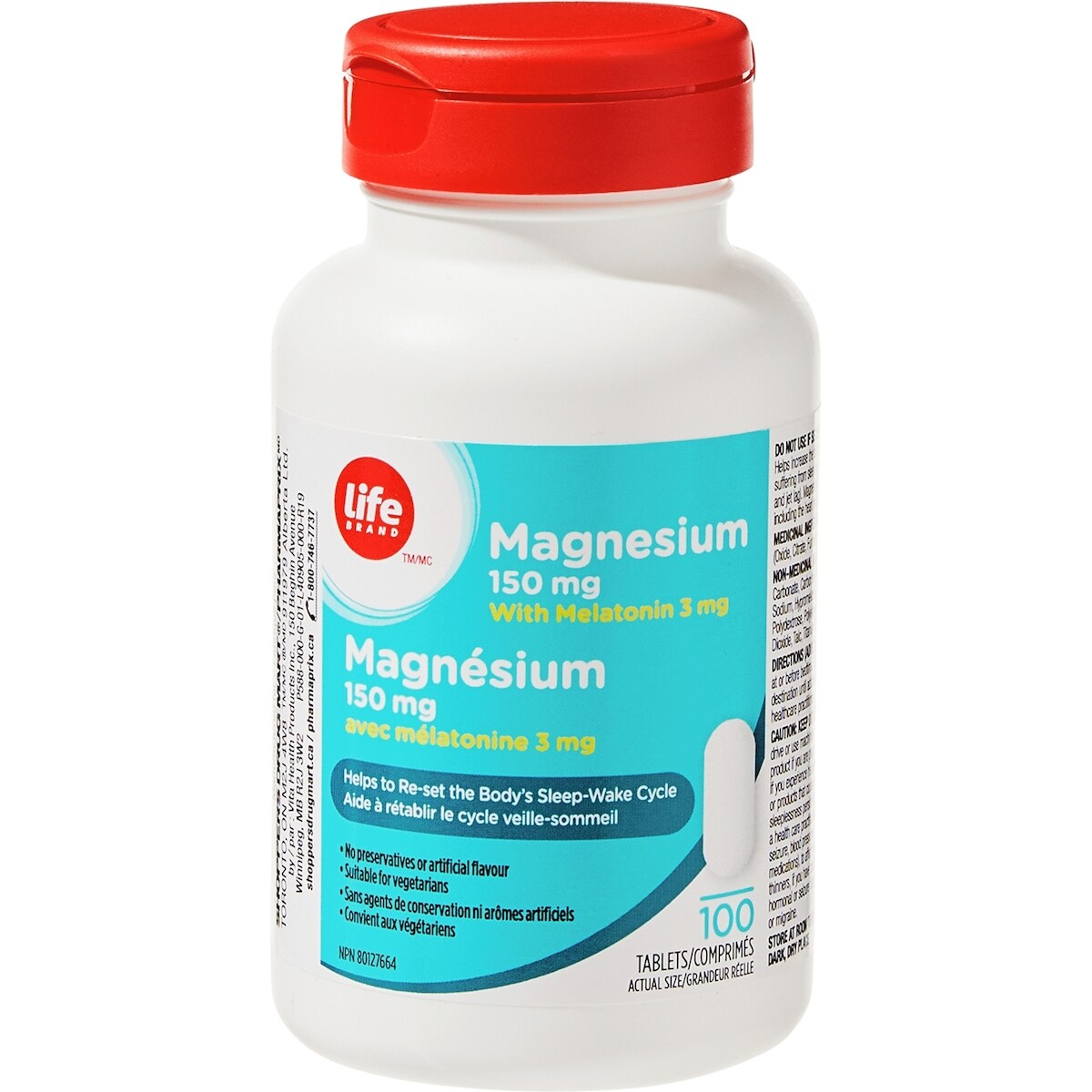 Magnésium 150 mg avec Mélatonine 3 mg