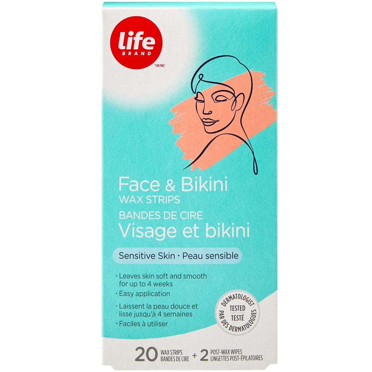 BANDES DE CIRE Visage et bikini