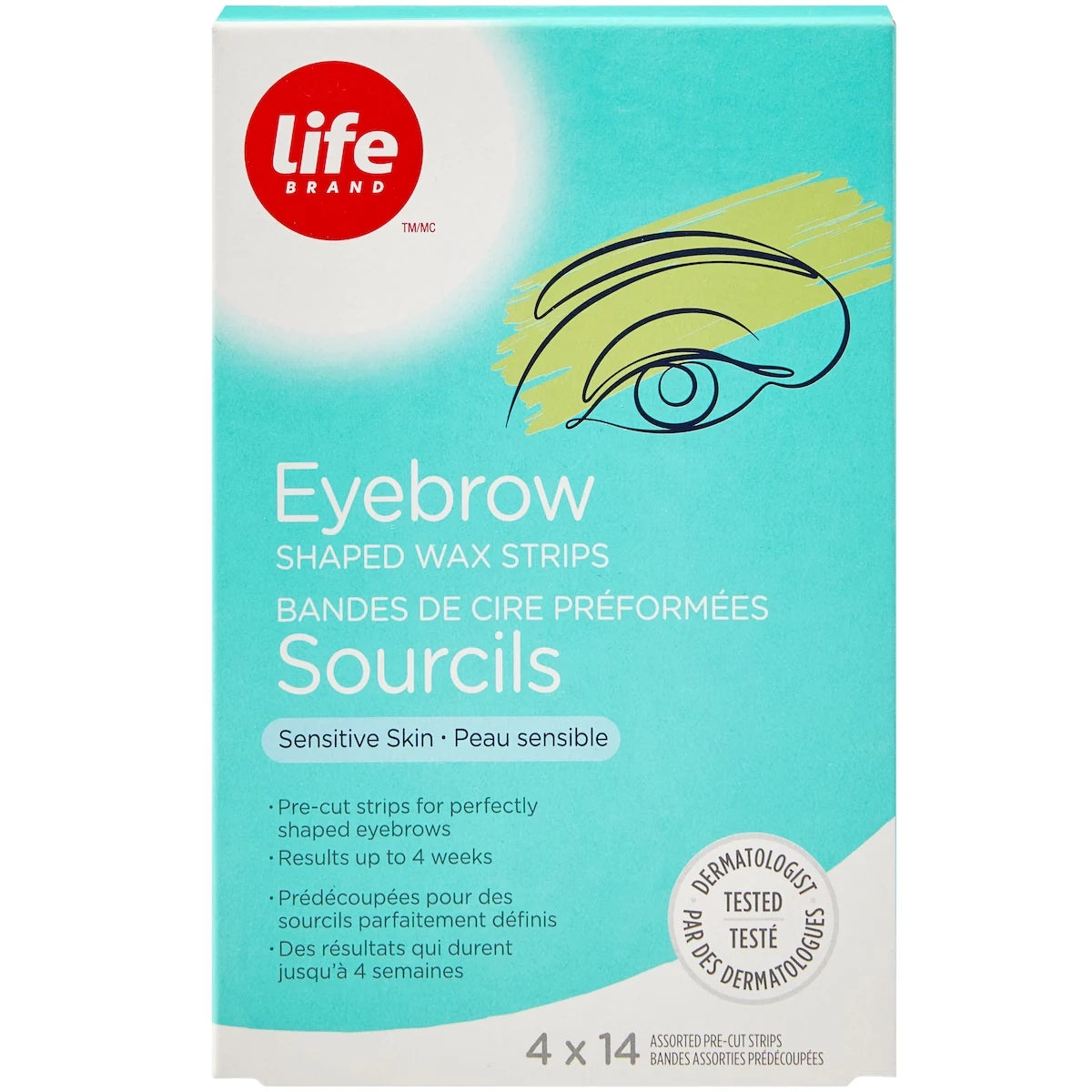 BANDES DE CIRE PRÉFORMÉES Sourcils