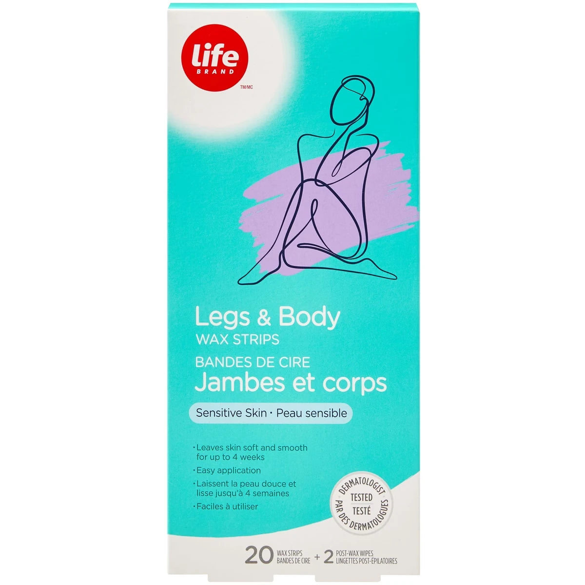Bandes de Cire Jambes et Corps