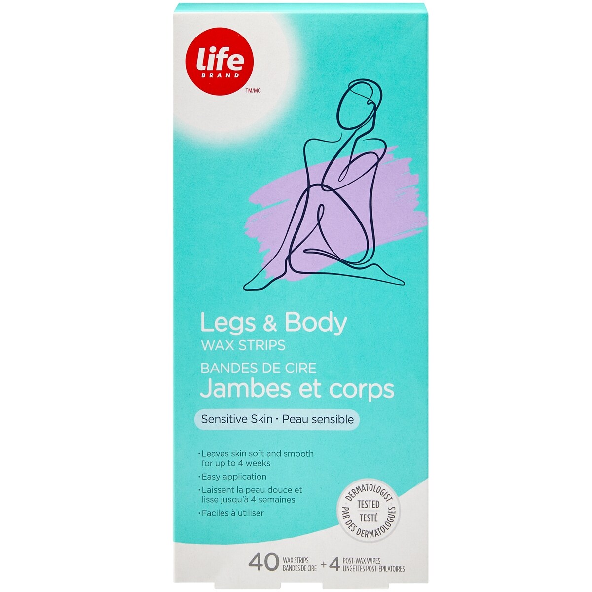Bandes de Cire Jambes et Corps