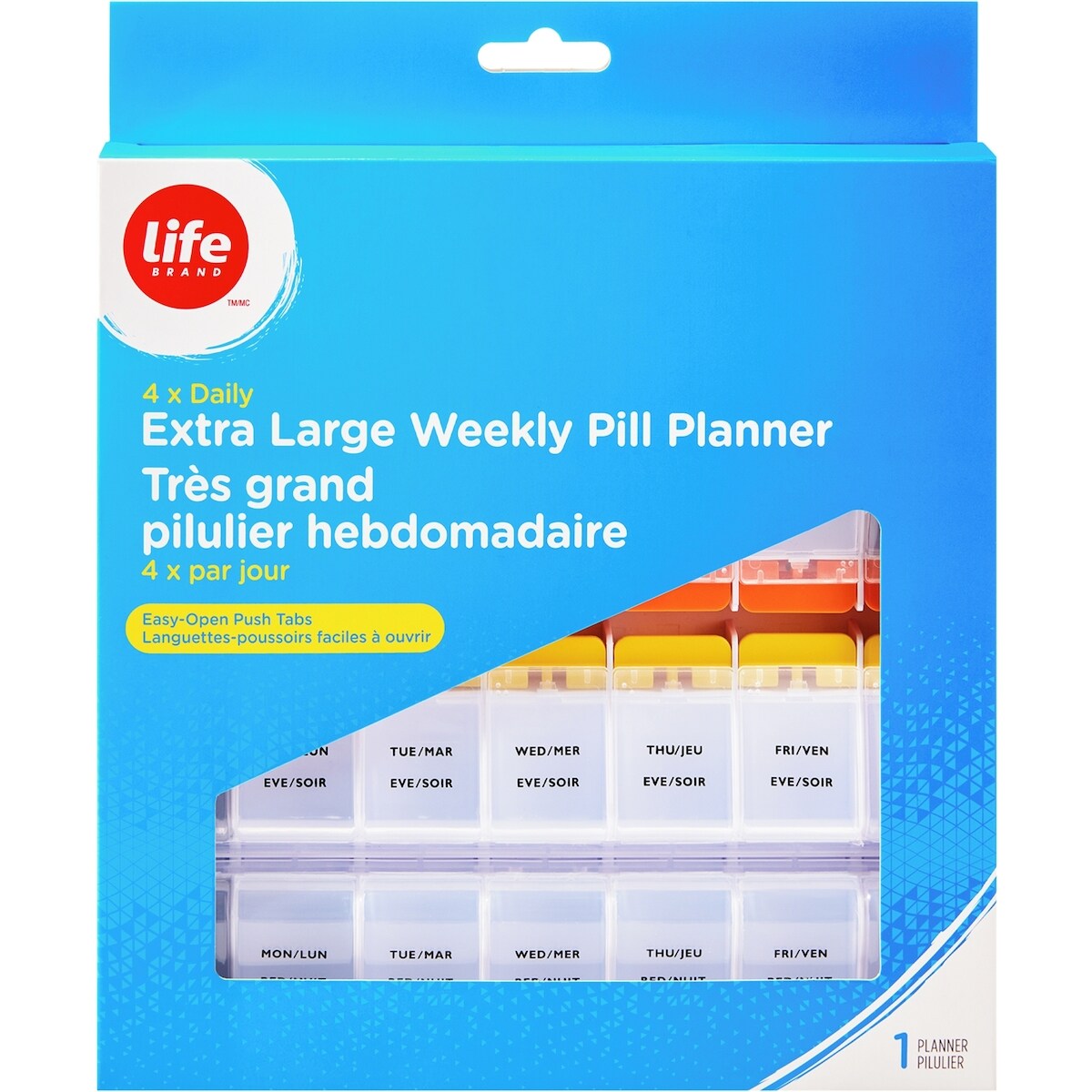 Tres Grand Pilulier Hebdomadaire