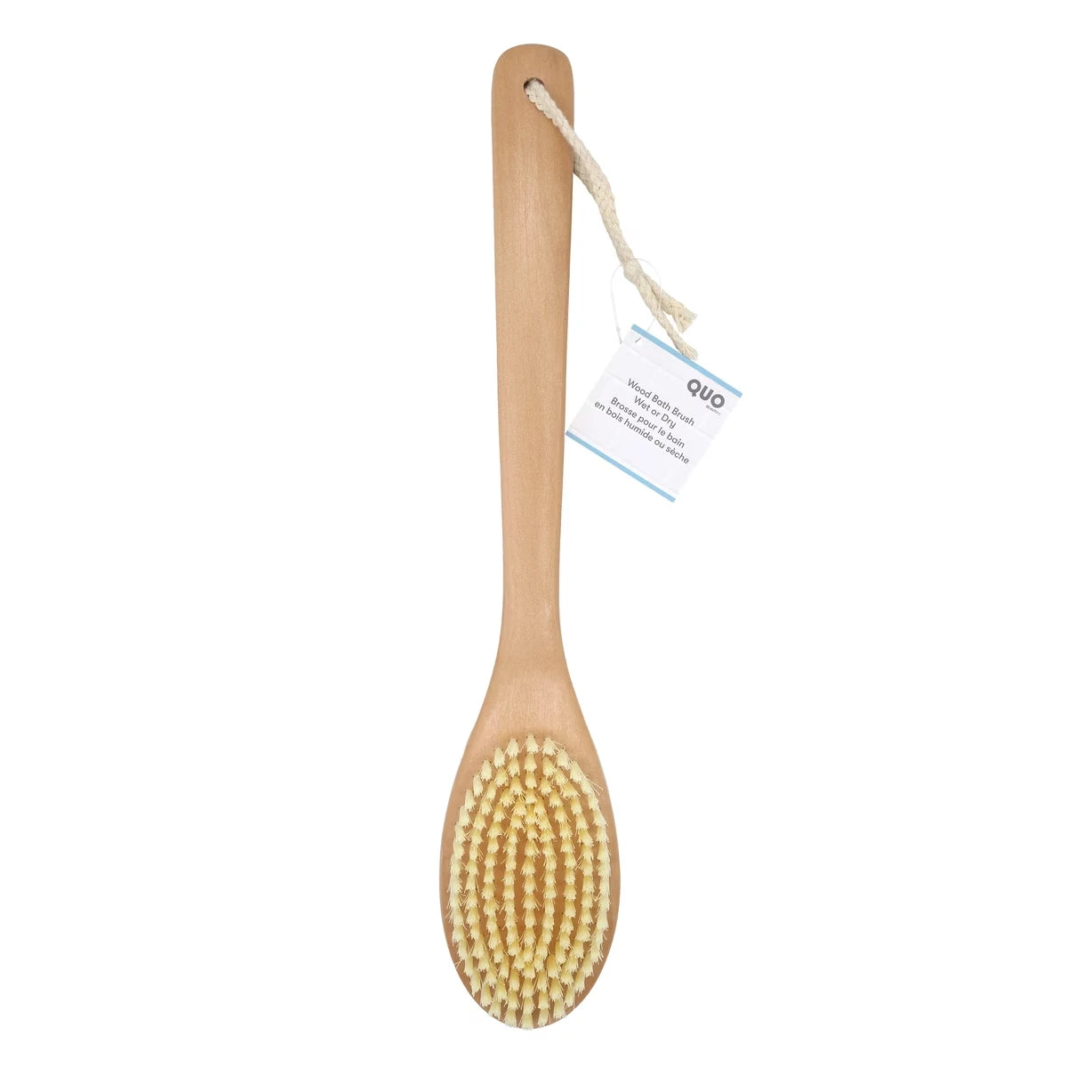 Brosse pour le bain en bois humide ou sèche