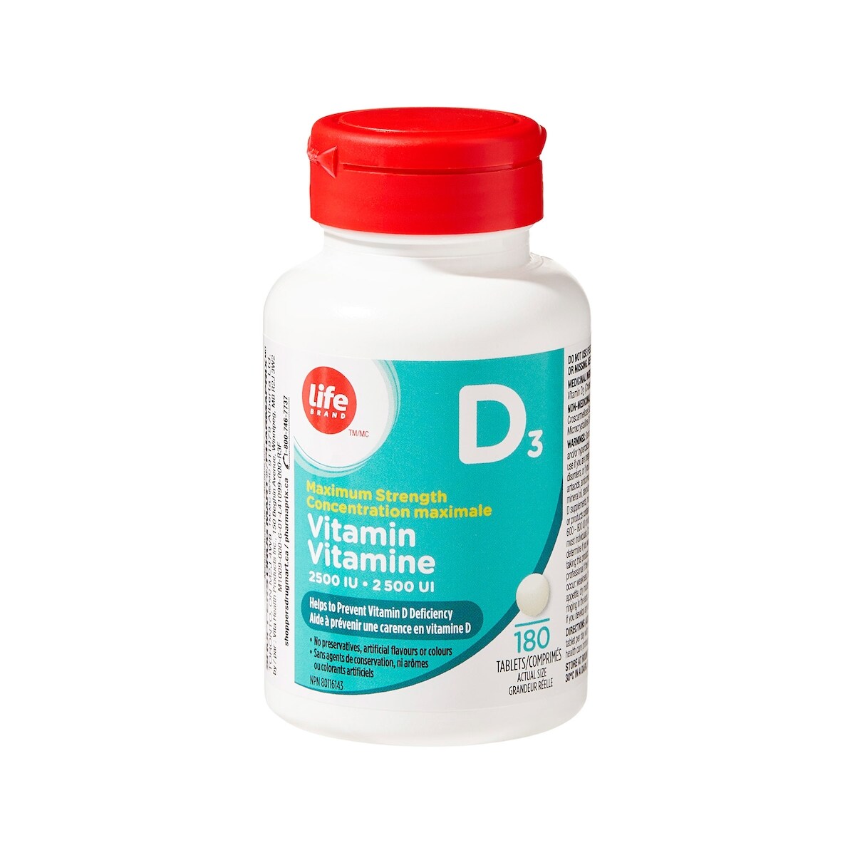 Vitamine D 2500 UI