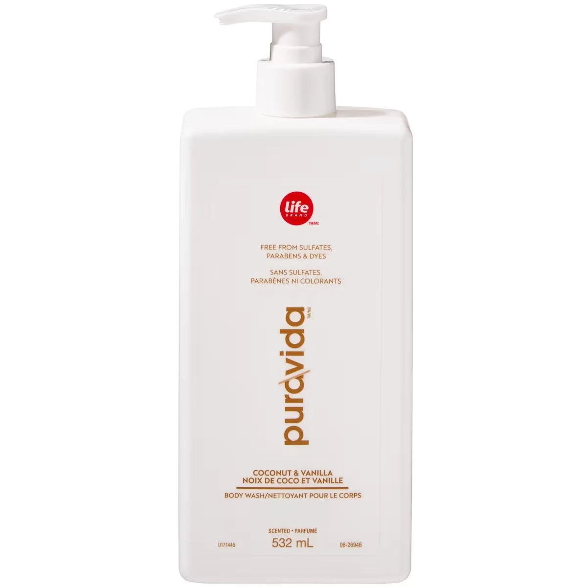 Puravida Noix de Coco et Vanille Nettoyant pour le Corps