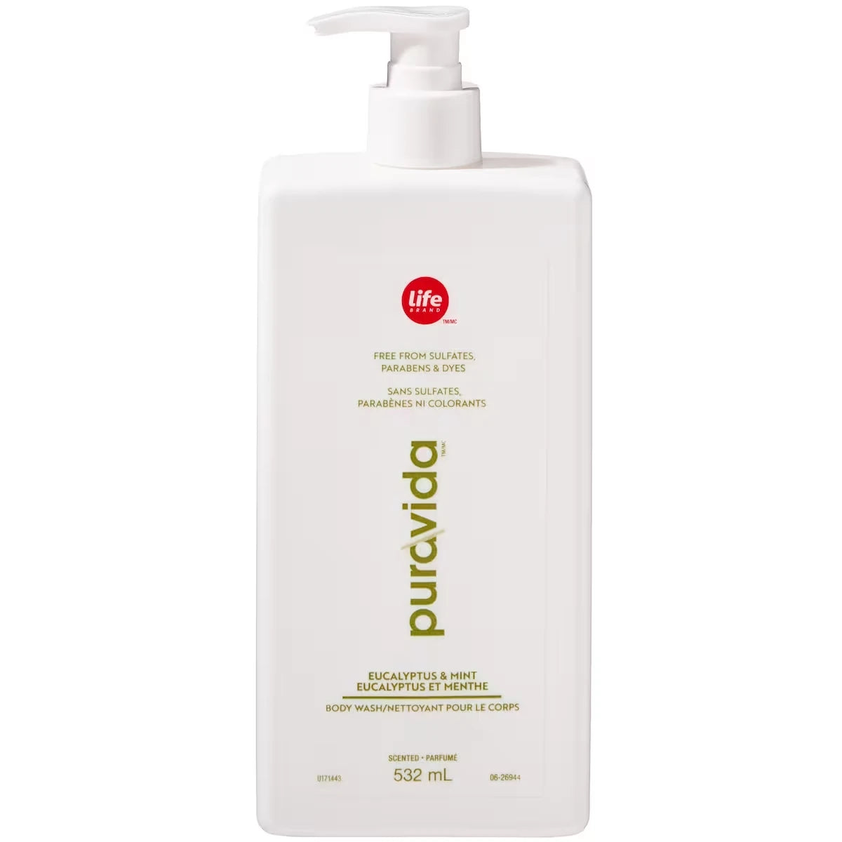 Puravida Eucalyptus et Menthe Nettoyant pour le Corps