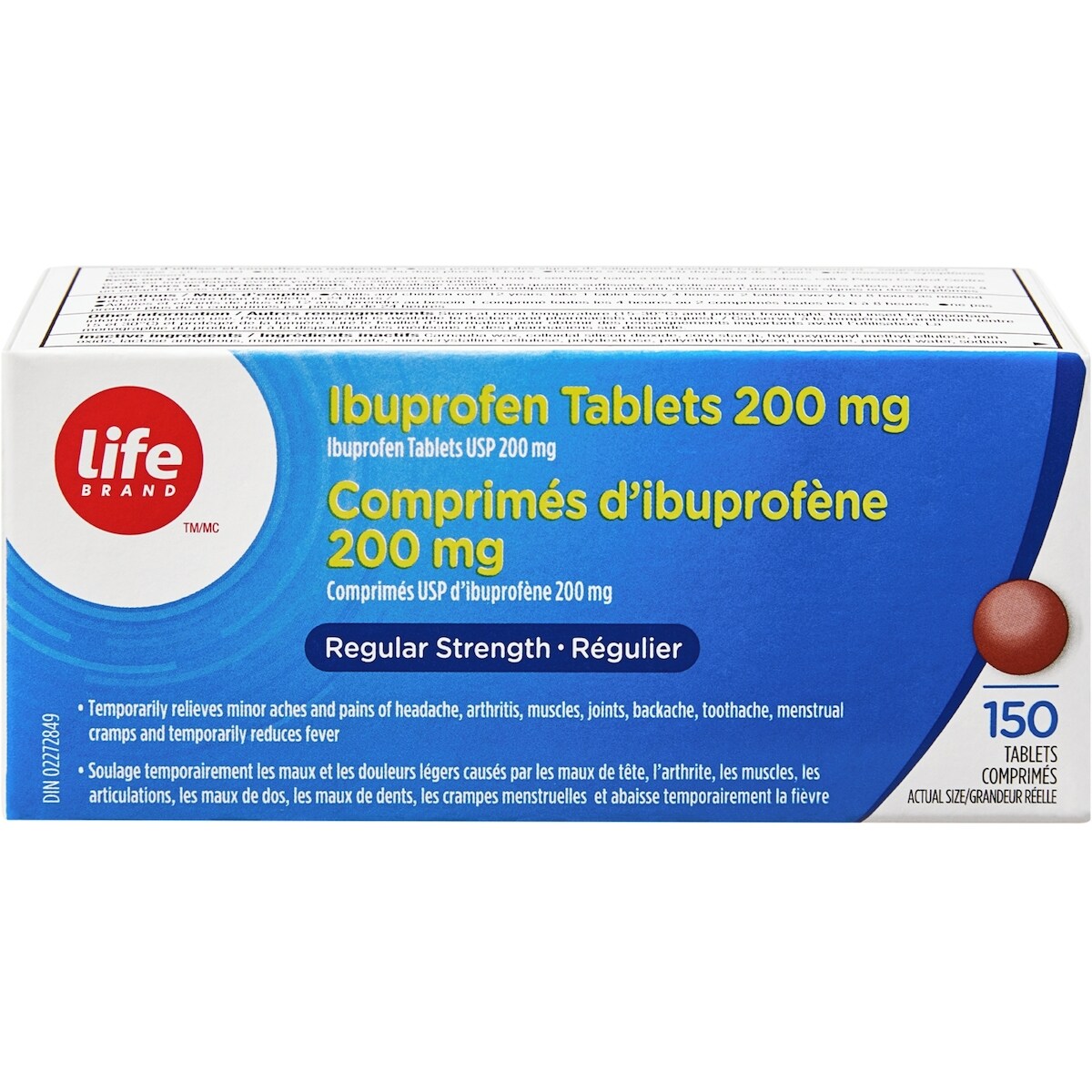 Comprimés USP d’ibuprofène 200 mg