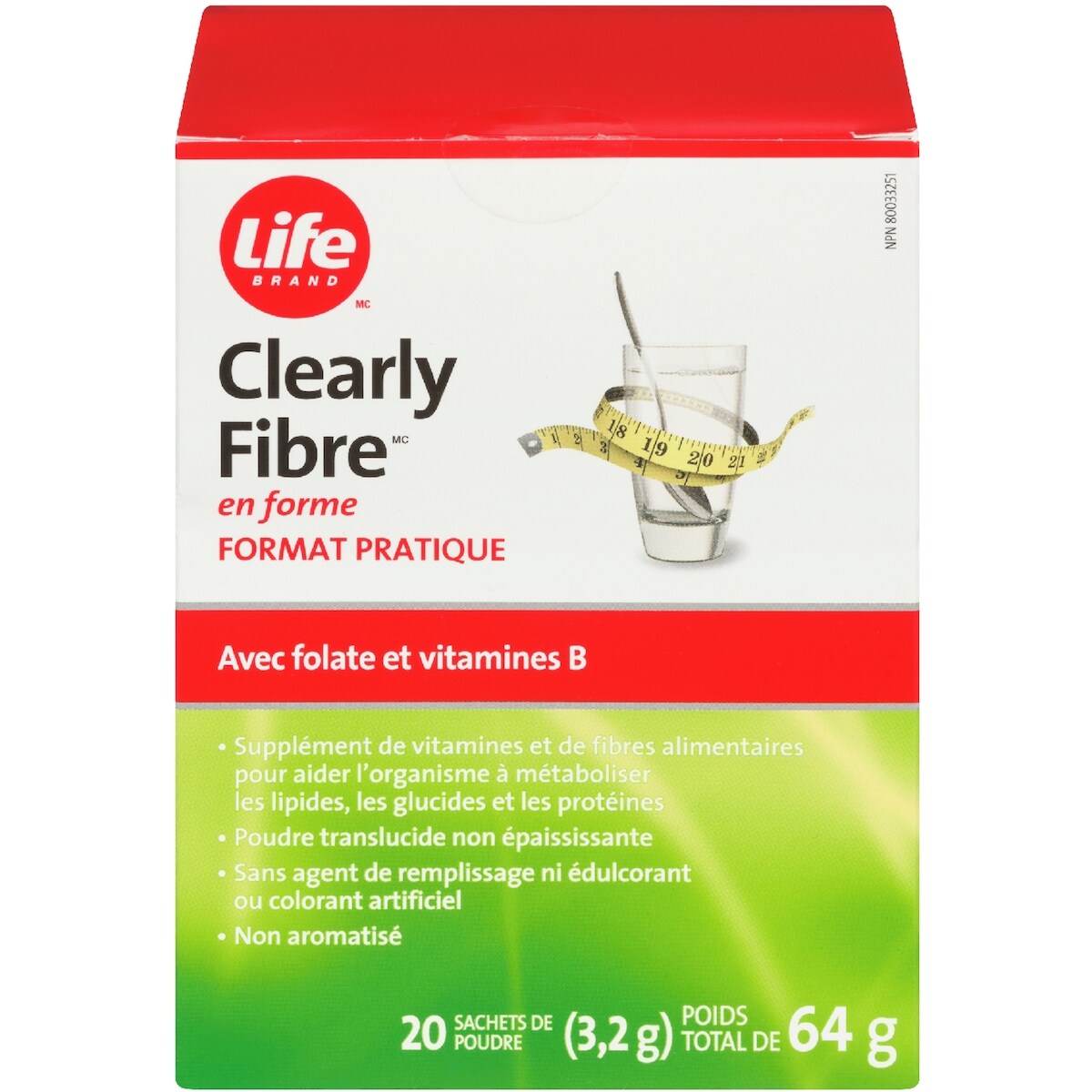 Clearly Fibre format Pratique