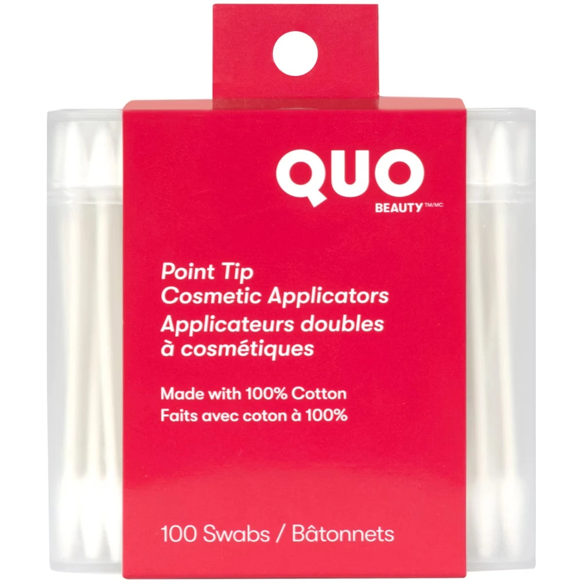 Point tip cosmetic applicators