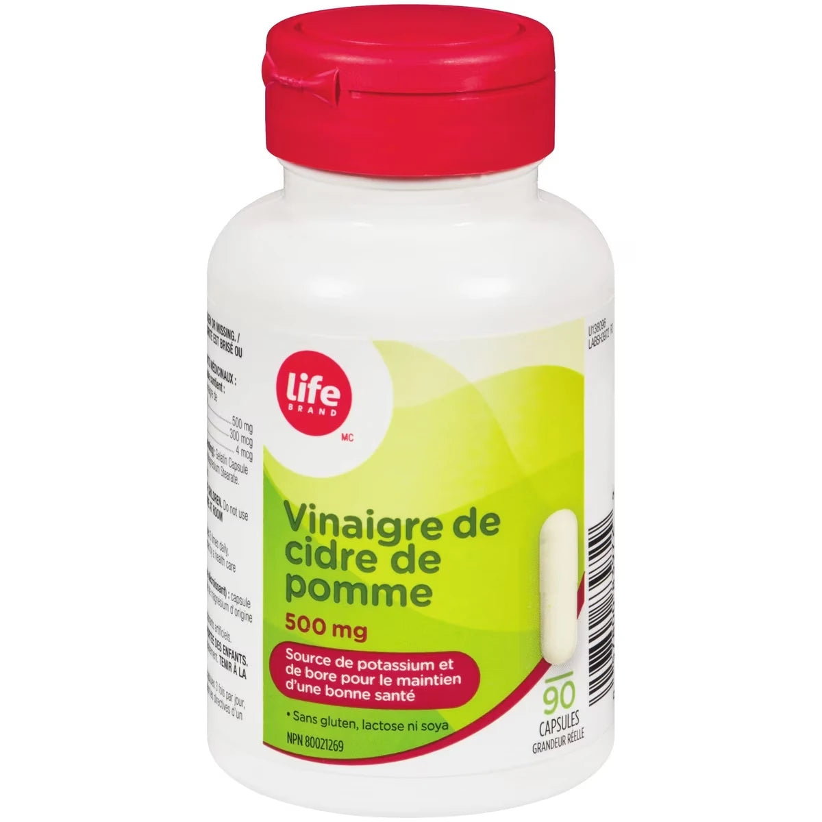 Vinaigre de cidre de pomme 500 mg