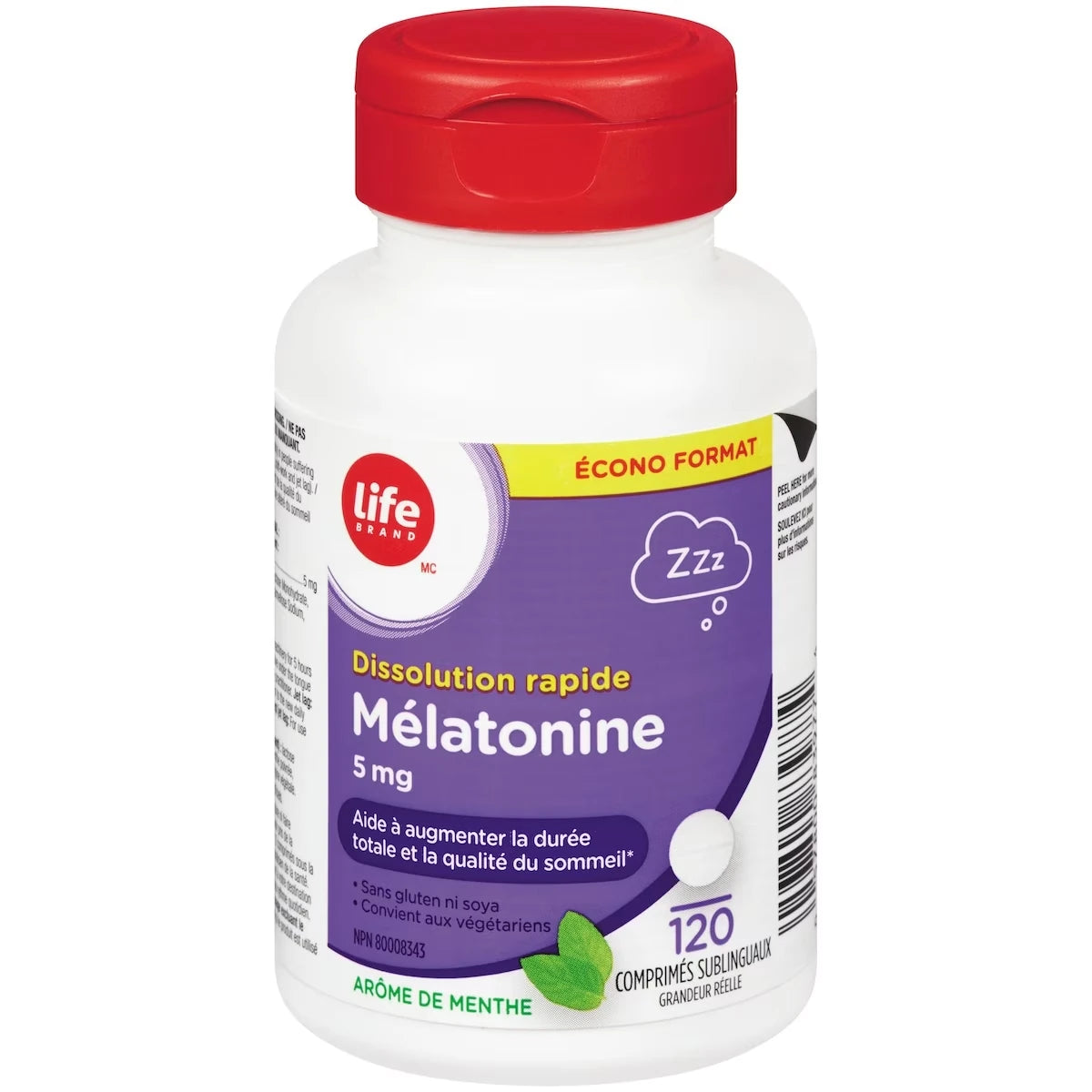 Mélatonine 5mg Dissolution rapide