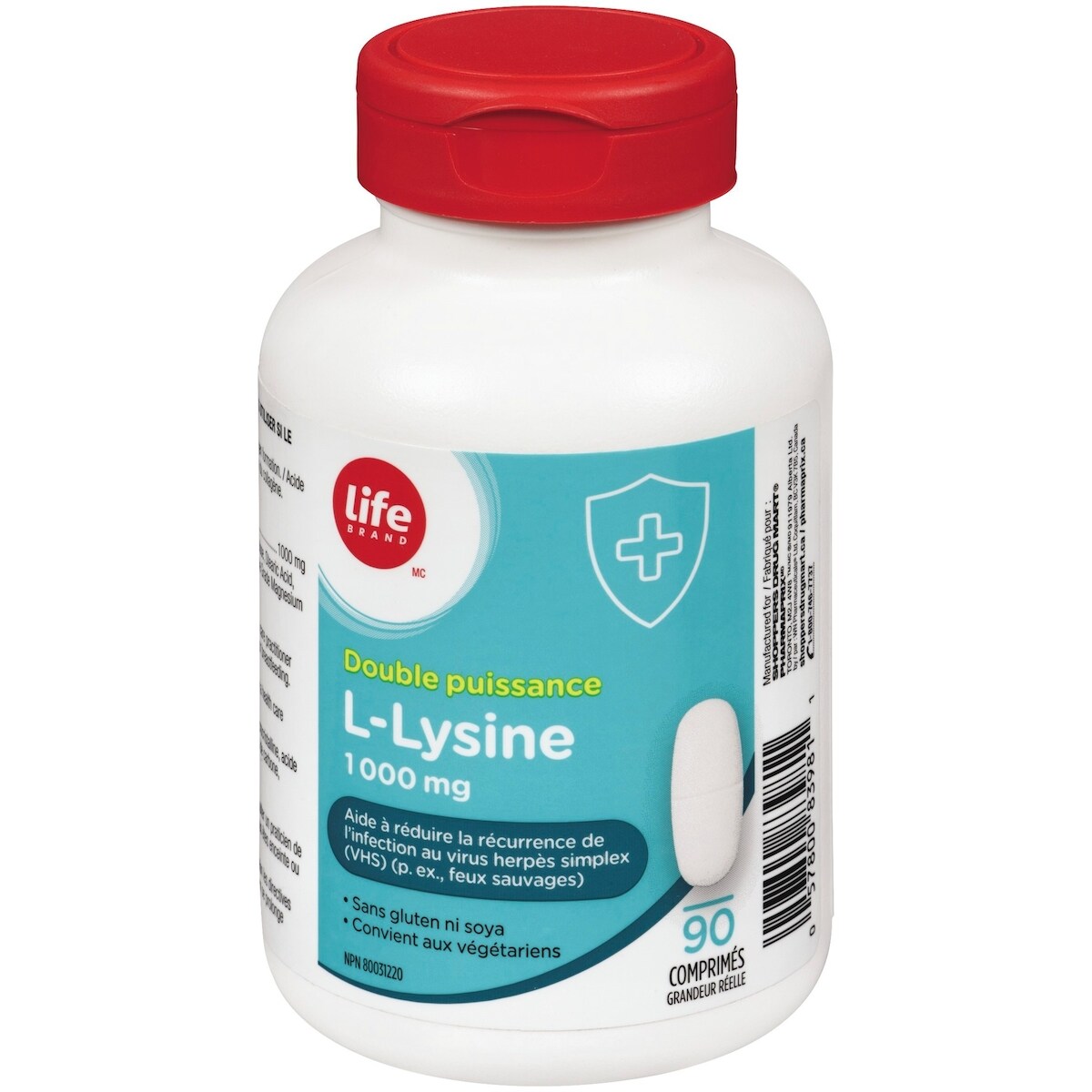 double puissance L-Lysine 1000 mg