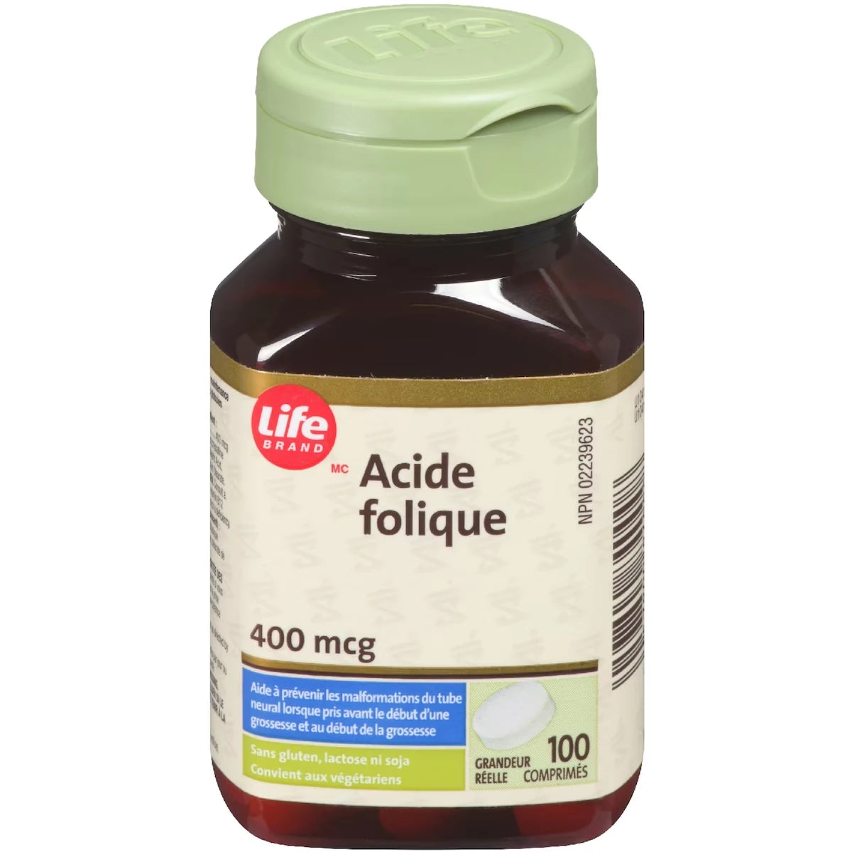 Acide folique 400 mcg