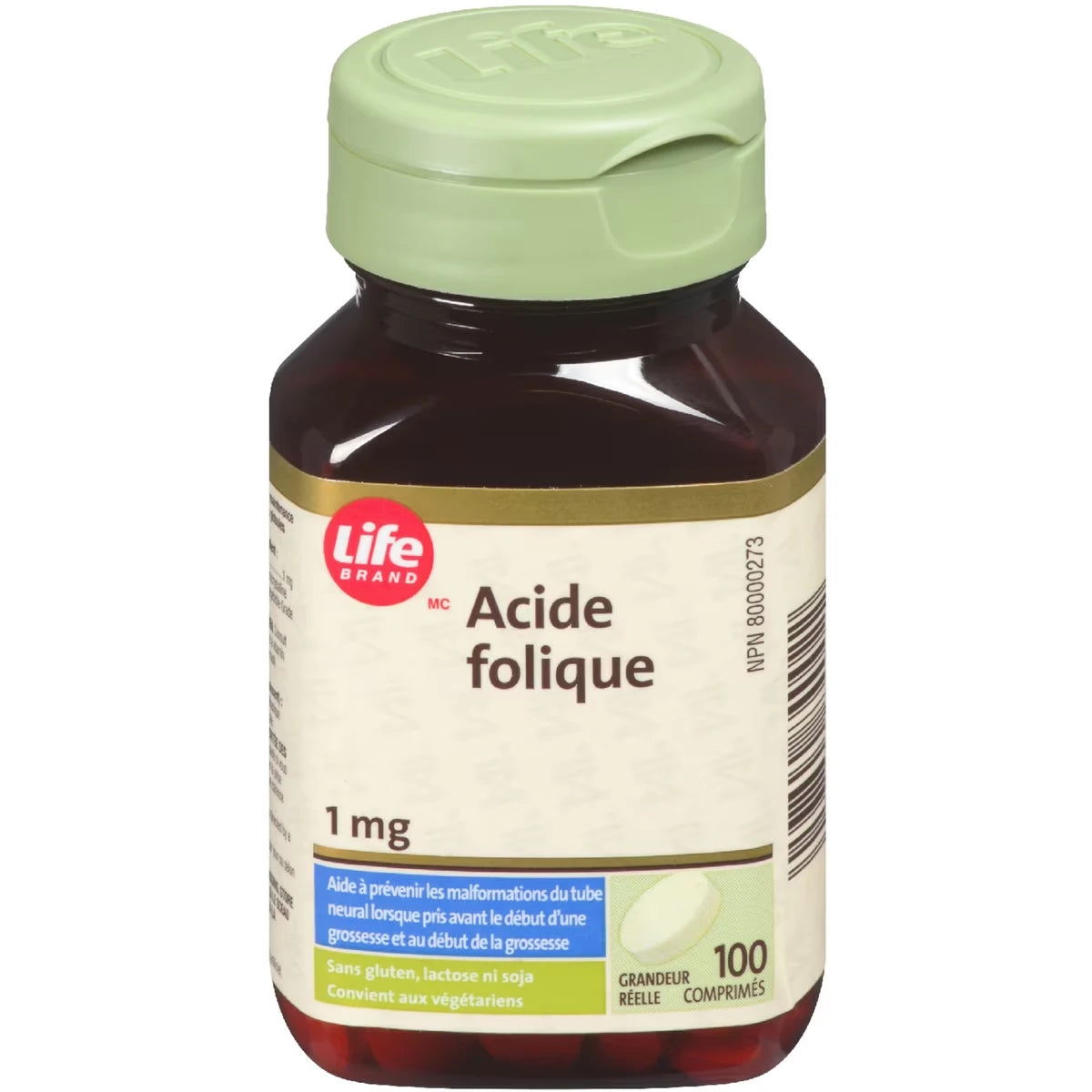 Acide folique 1mg