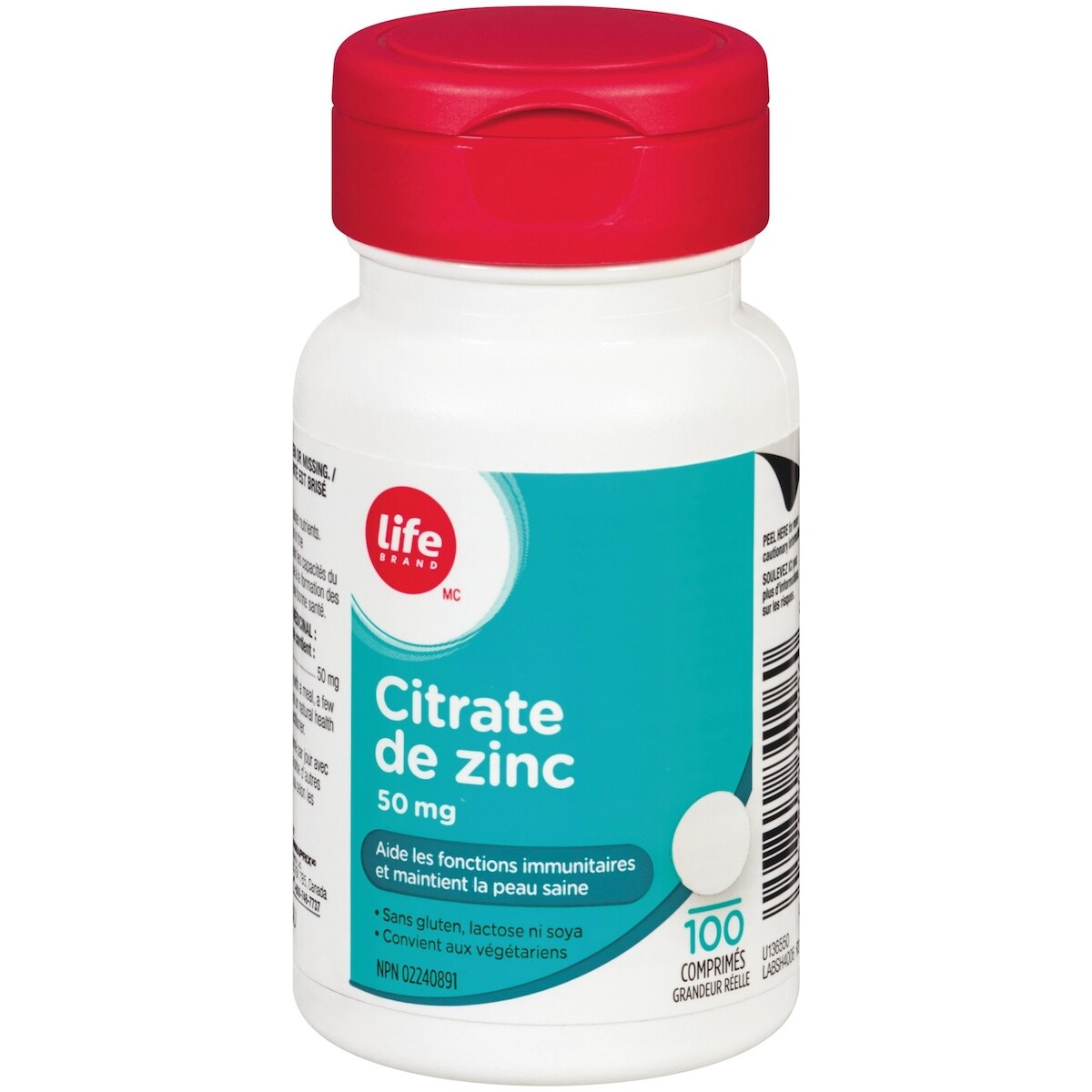 Citrate de Zinc 50 mg