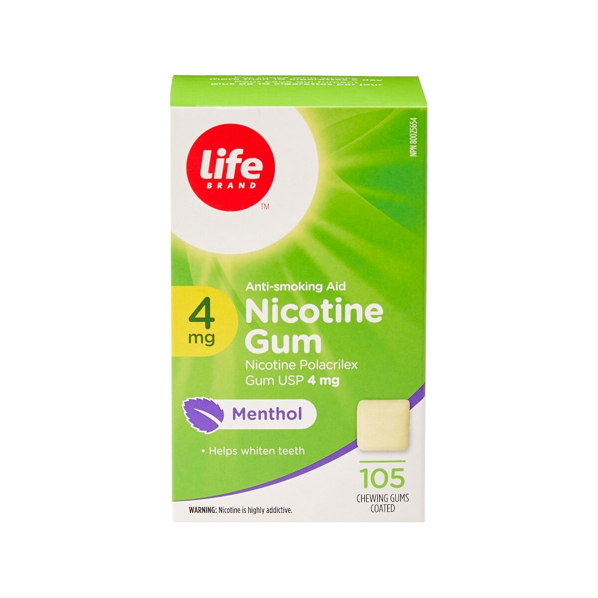 LB Gomme de nicotine Frissons de menthe 4mg