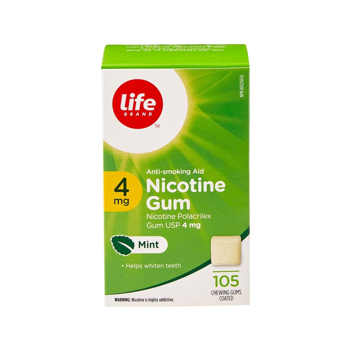LB Gomme de nicotine Menthe fraiche 4mg