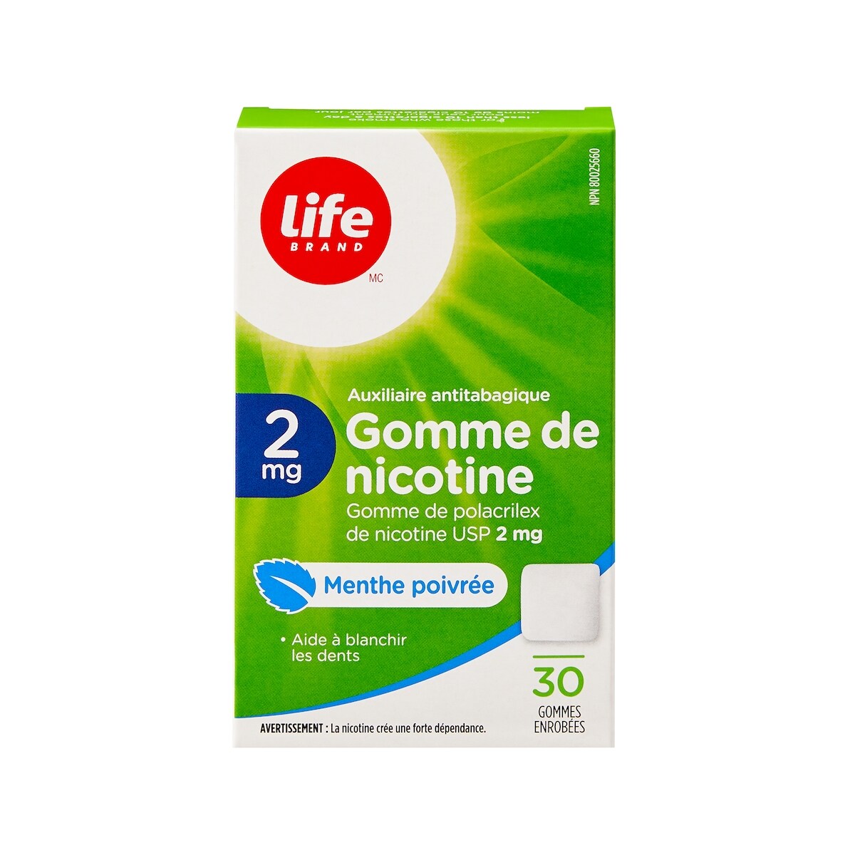 LB Gomme de nicotine Menthe glacee 2mg
