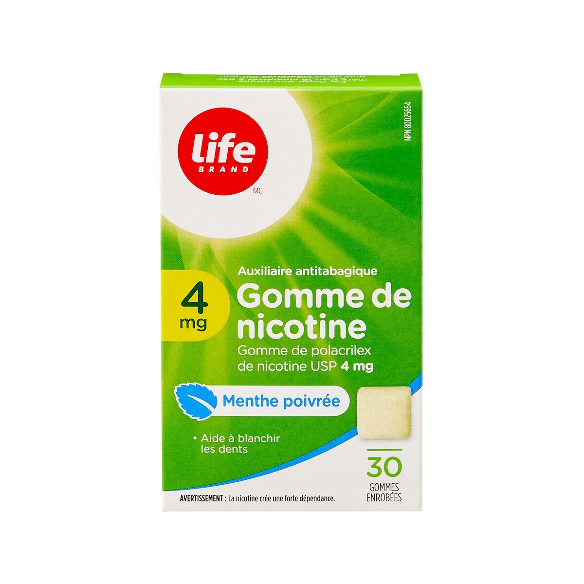 LB Gomme de nicotine Menthe glacee 4mg