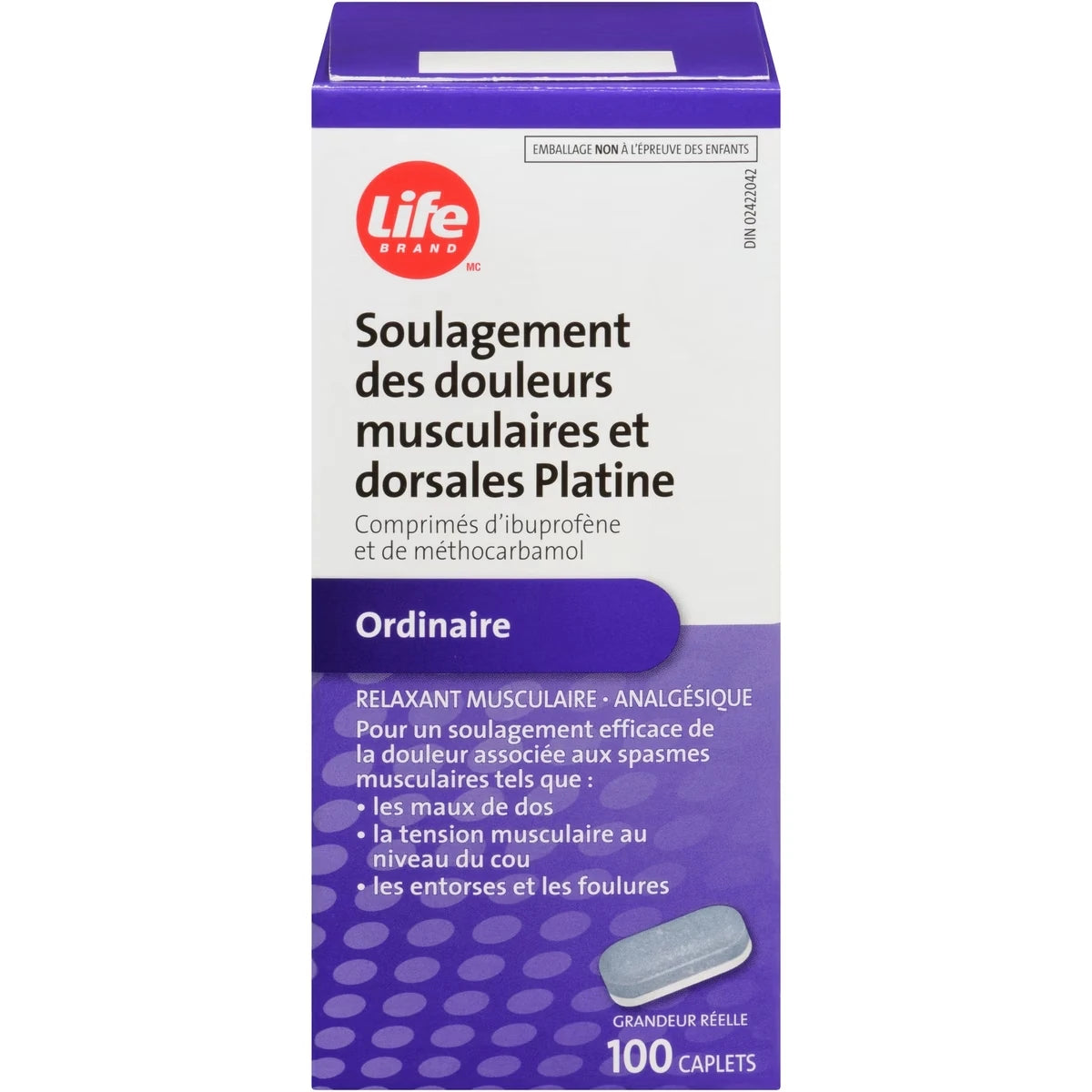 Soulagement des douleurs musculaires et dorsales Platine