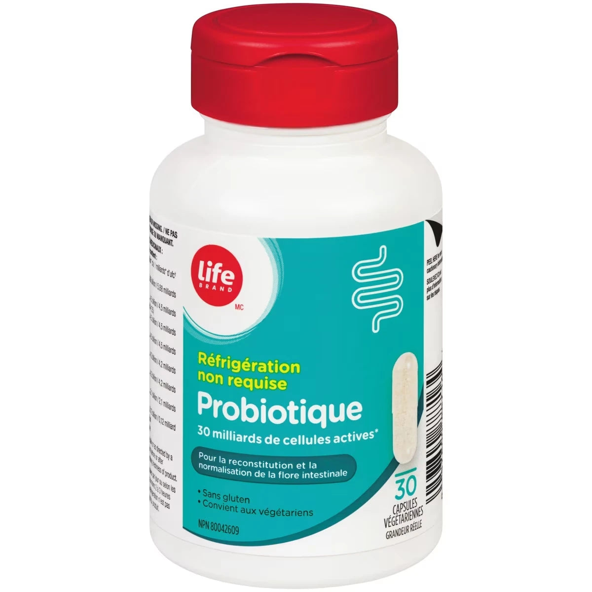 Probiotique30 milliards de cellules actives*