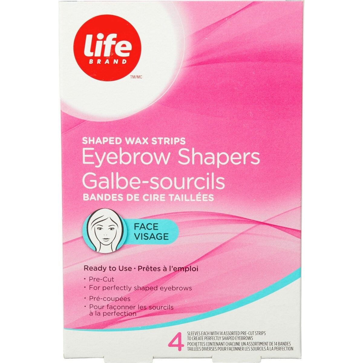 LB bandes de cire Galbe-sourcils