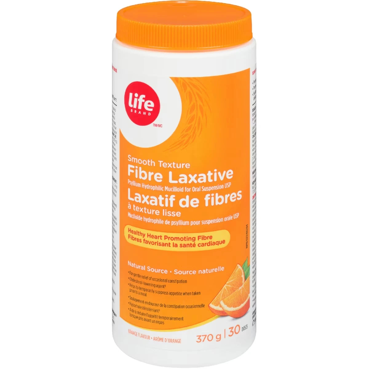 Laxatif de fibres à texture lisse arôme d’orange 30 doses