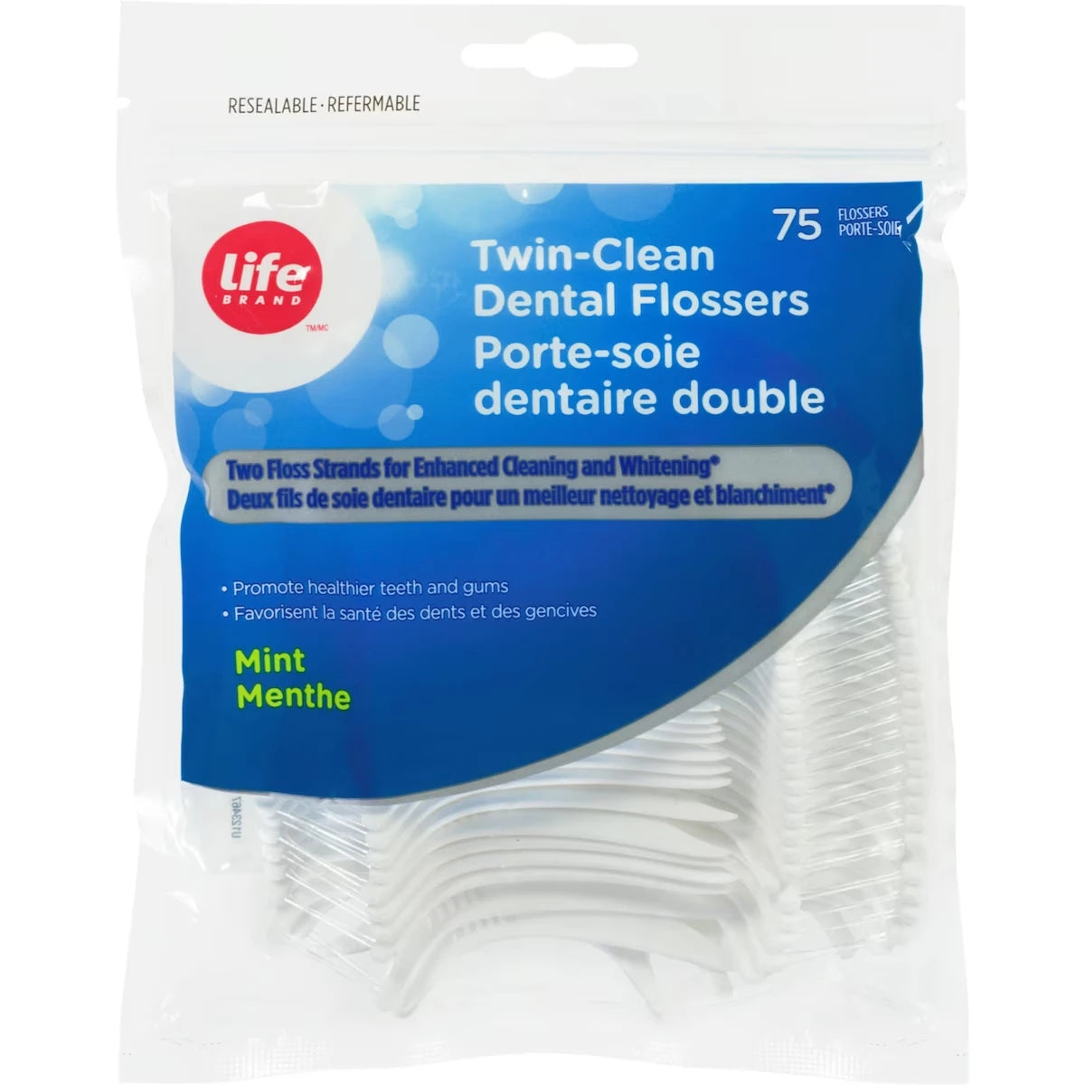 Porte-sole dentaire double, Menthe