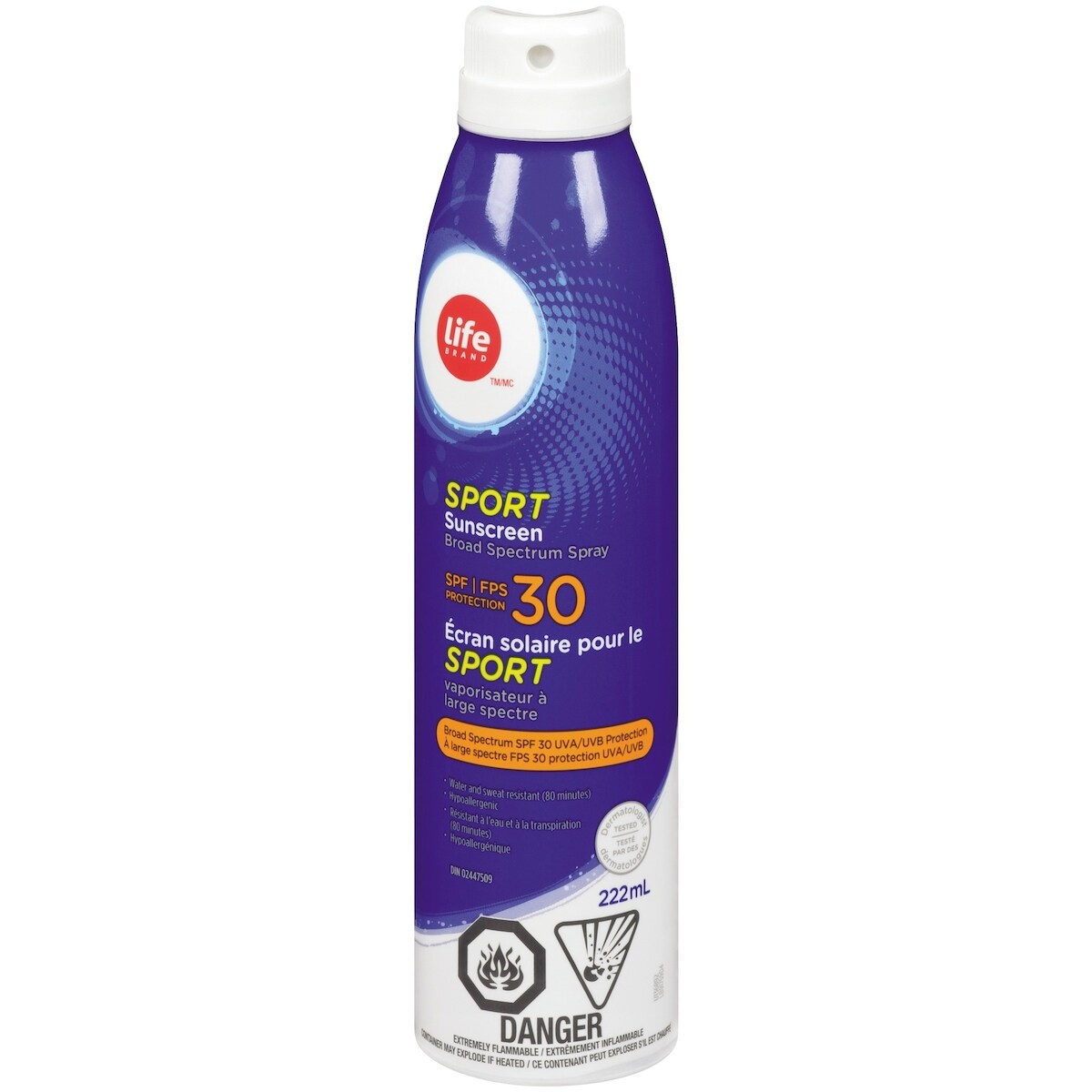Fps30 Ecran Solaire Pour Le Sport A Vaporisation Continue Format Econo