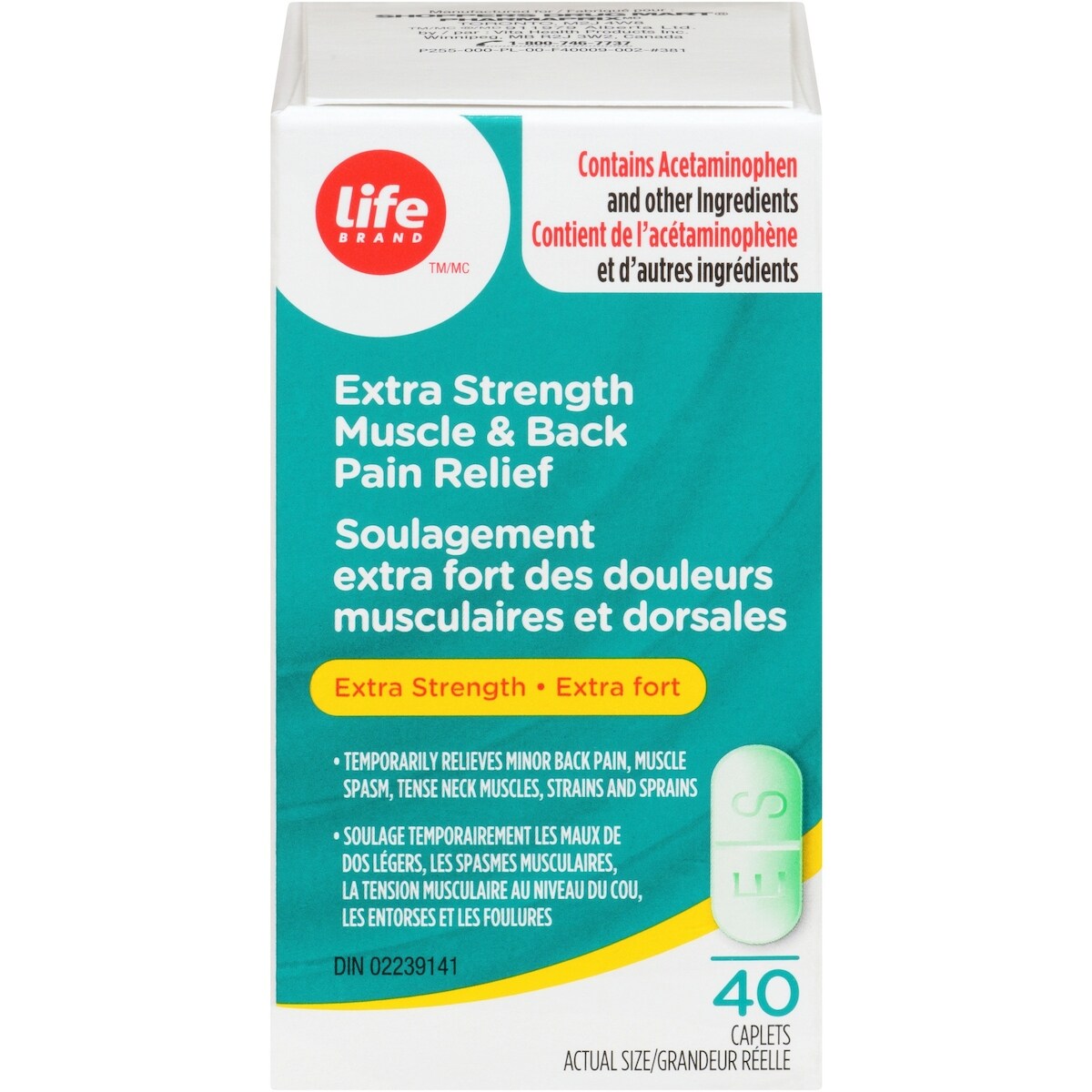 Soulagement extra fort des douleurs musculaires et dorsales