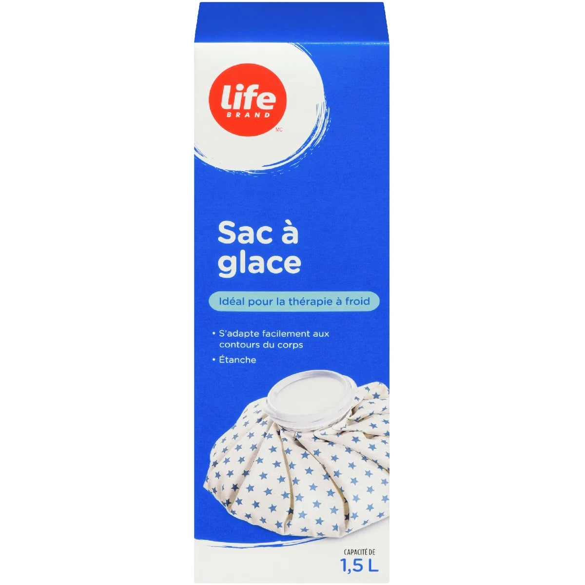 Grand sac de glace