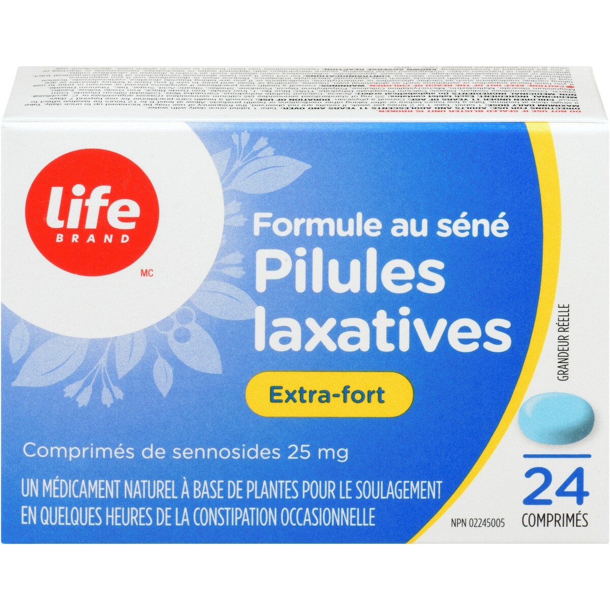 Formule au séné Pilules laxatives Extra fort