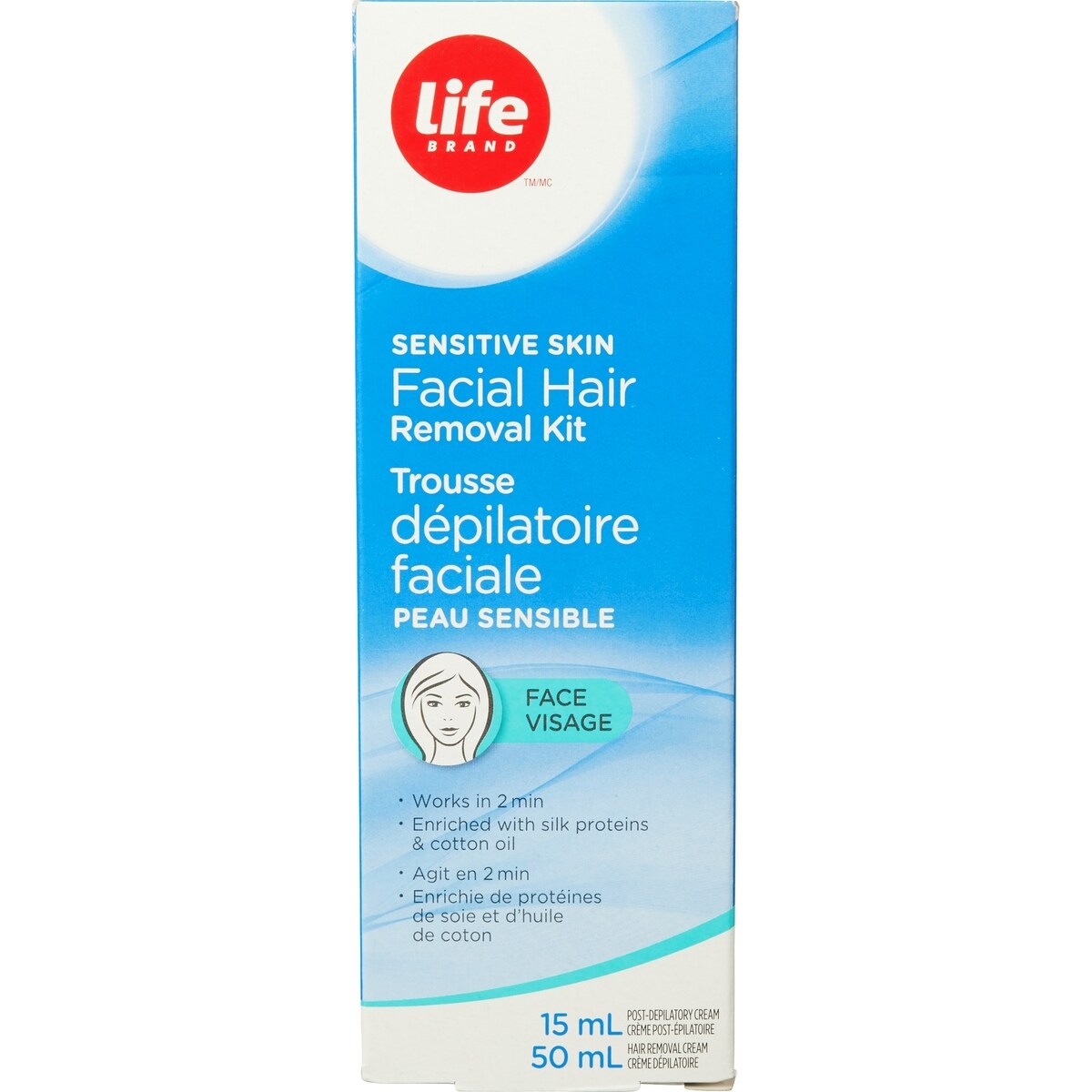 Trousse dépilatoire faciale