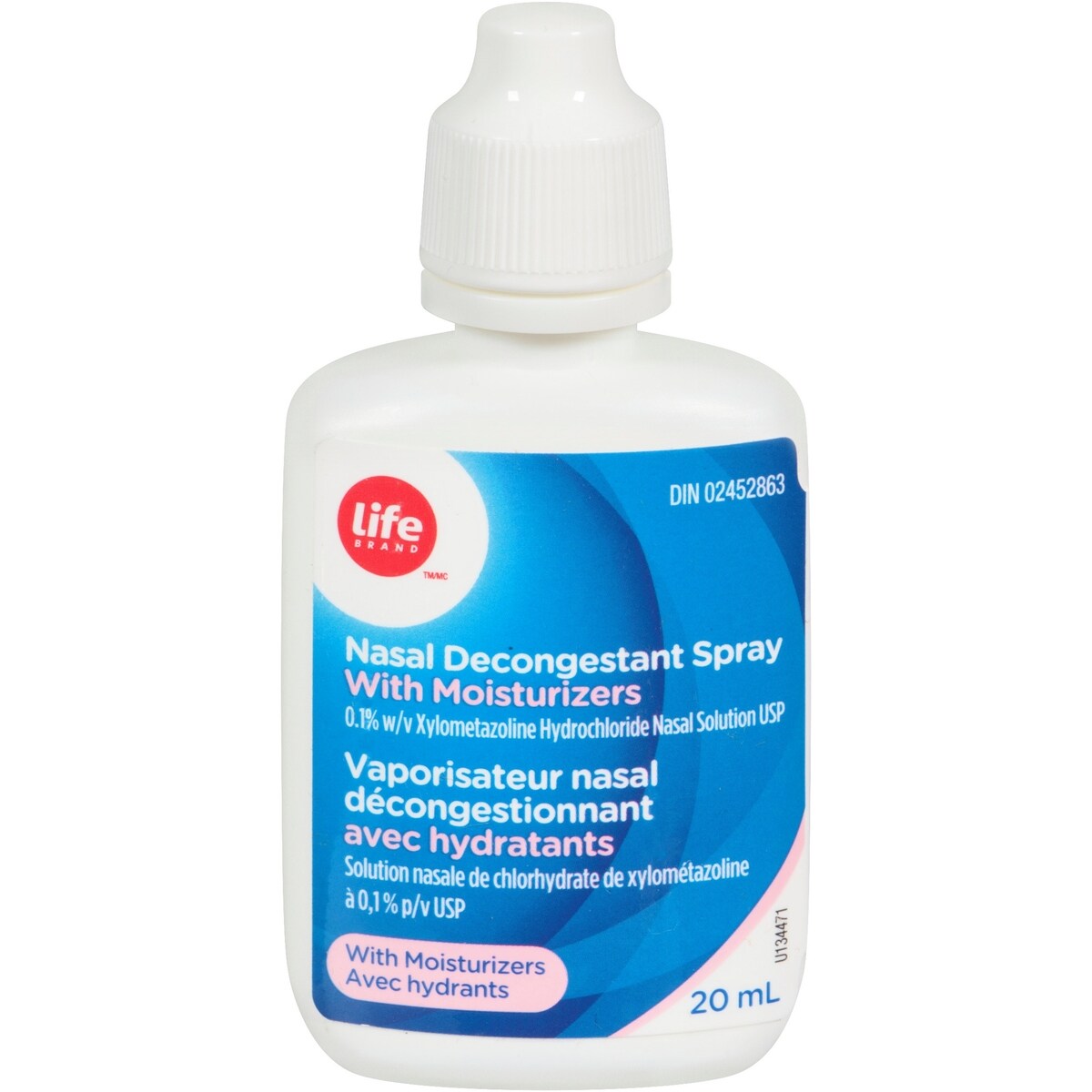 Vaporisateur nasal décongestionnant avec hydratants