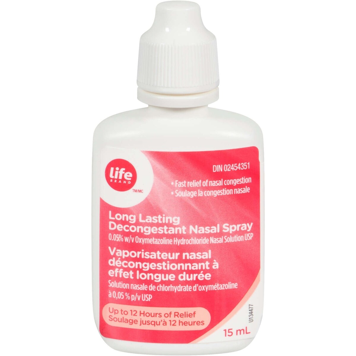 Vaporisateur nasal décongestionnant à effet longue durée