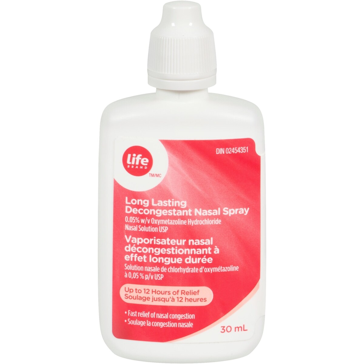 Vaporisateur nasal décongestionnant à effet longue durée