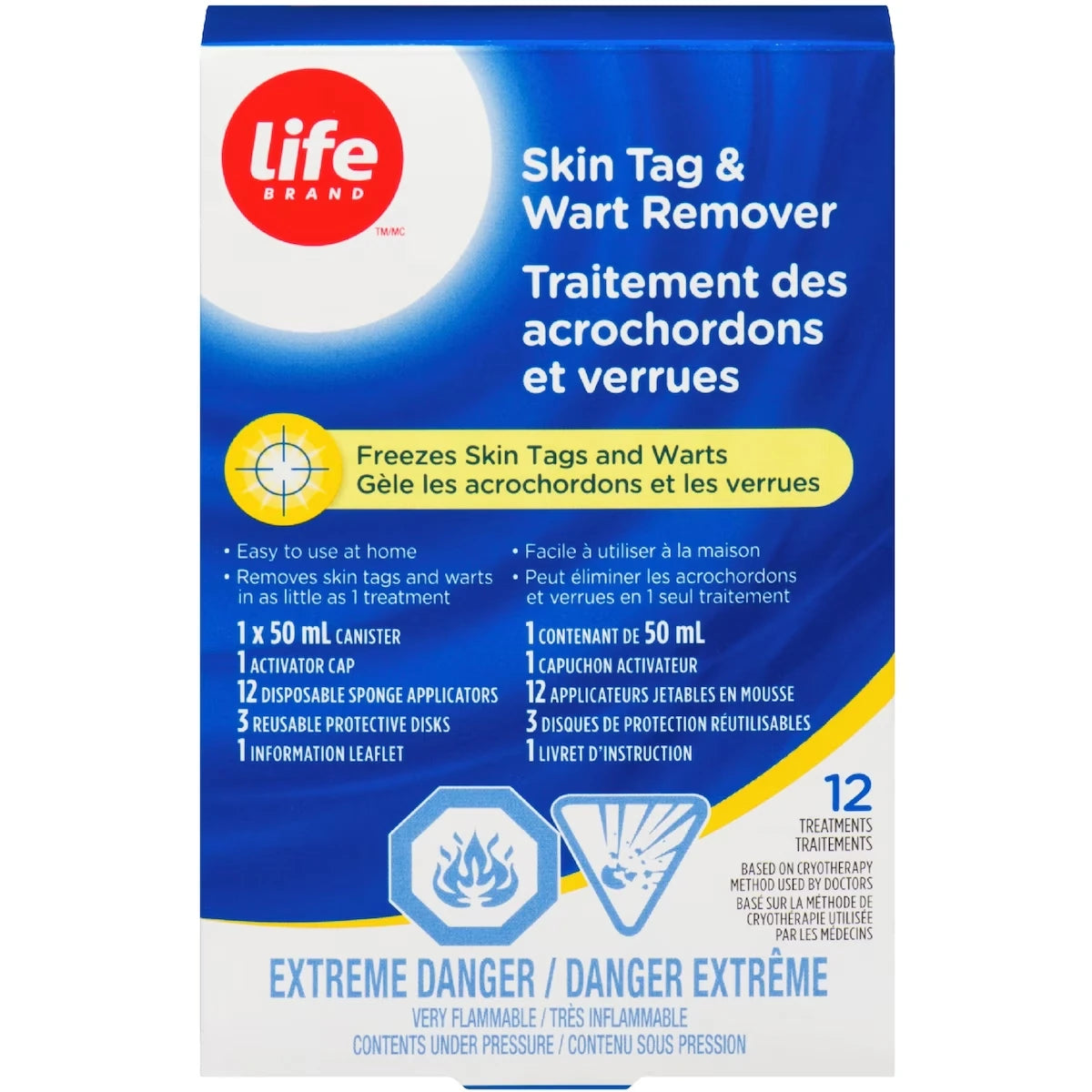 LIFE Brand Traitement à la verrue et acrochordon