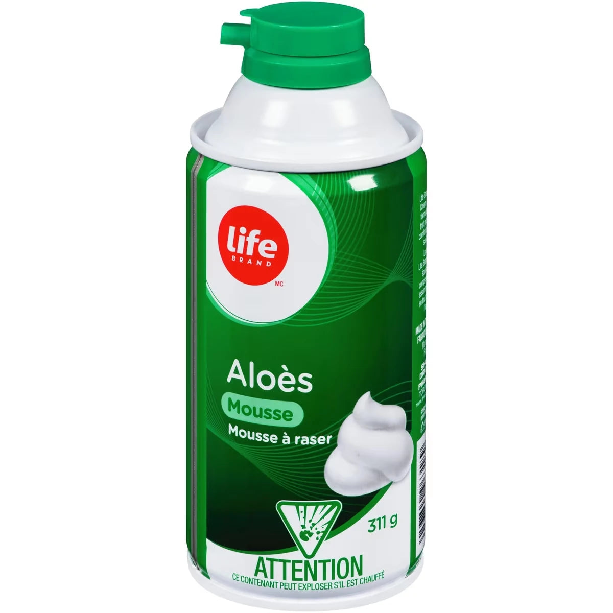 La crème à raser à l'aloe vera