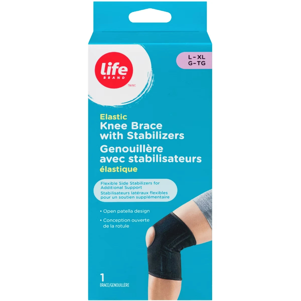 Genouillère avec stabilisateurs élastique G-TG