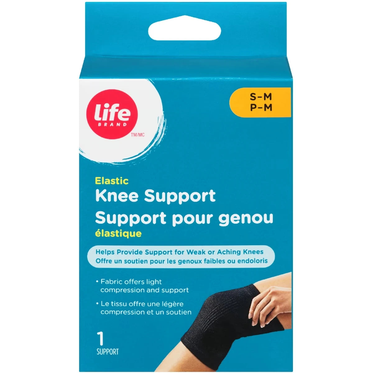 Support pour genou élastique P-M