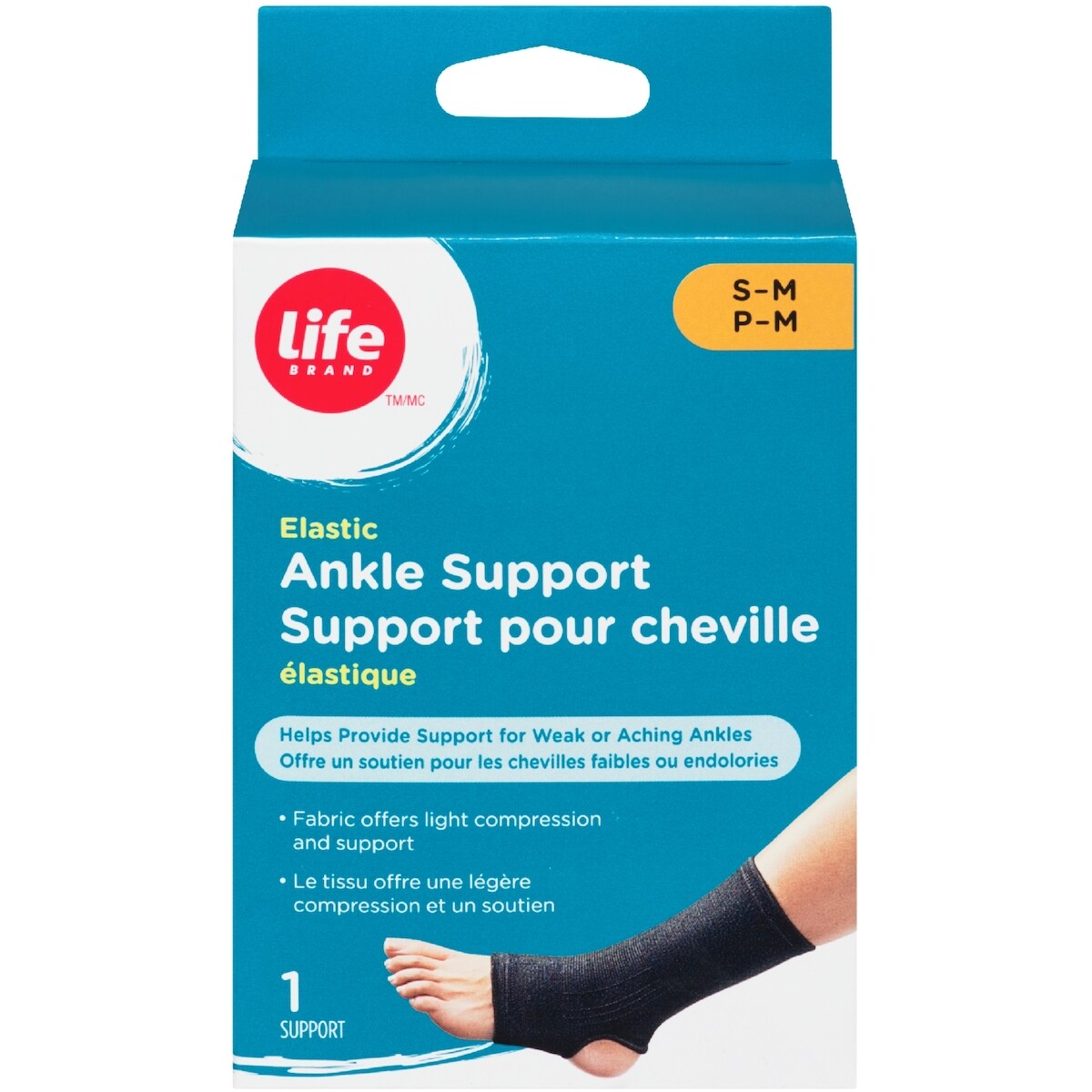 Support pour cheville élastique P-M