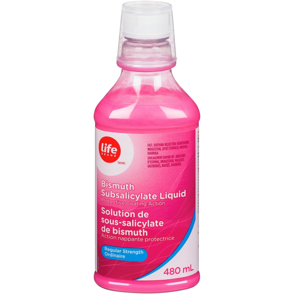 Solution de sous-salicylate de bismuth, Action nappante protectrice, ordinaire