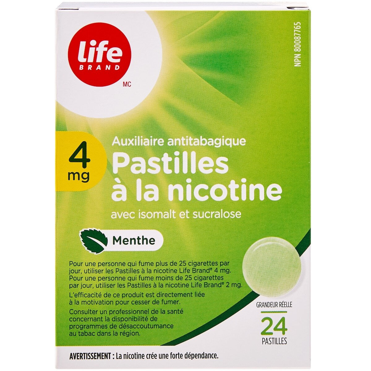 LB pastilles a la nicotine 4mg