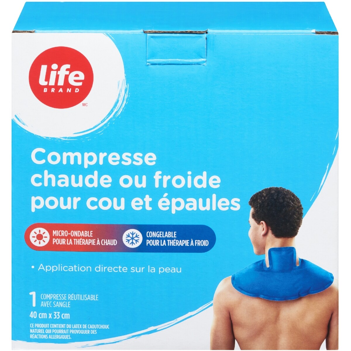 Compresse chaude ou froide pour cou et épaules