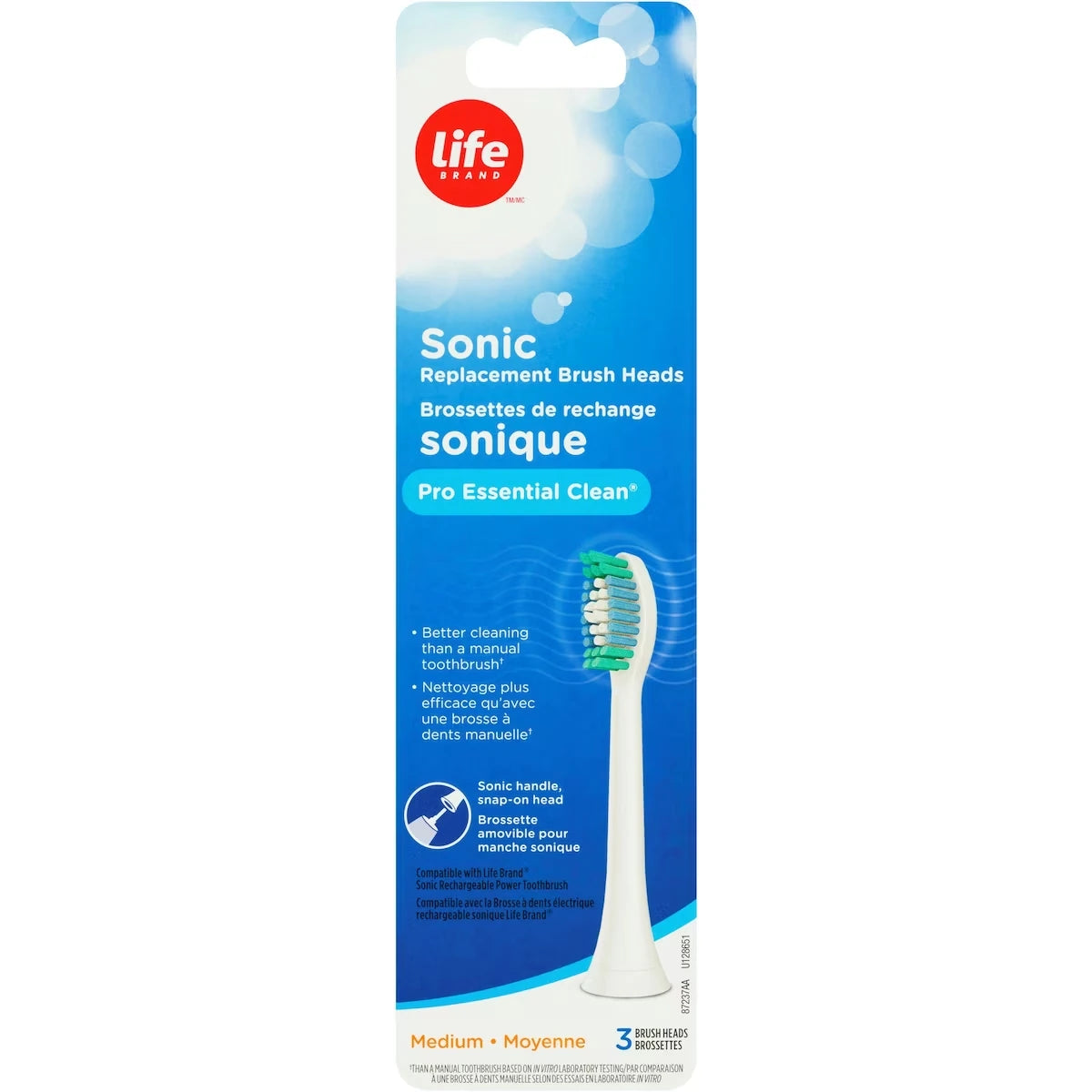 Têtes de Brosse de Rechange Sonic Pro Essential