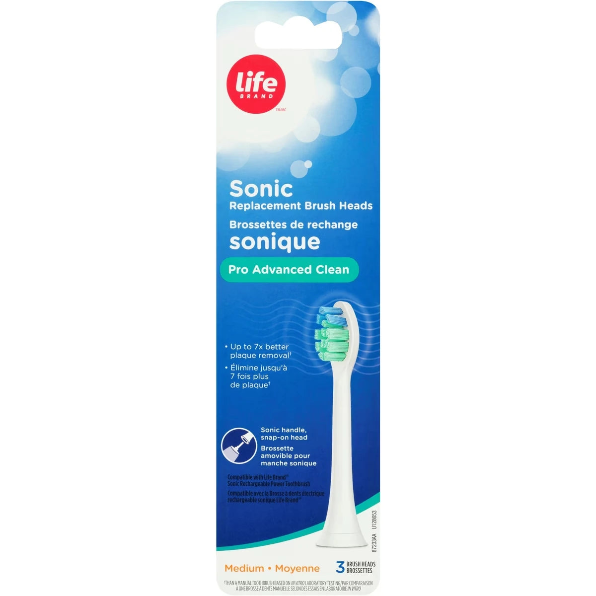 Têtes de brosse de rechange Sonic Pro Nettoyage Avancé