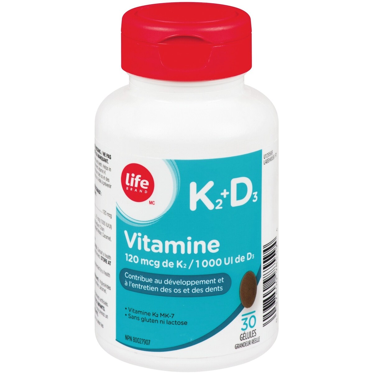 Vitamine K2 120 mcg and Vit D3 1000 UI