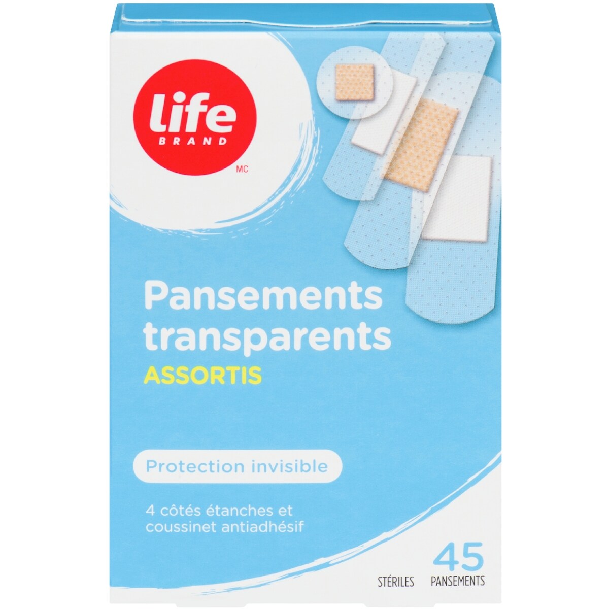Pansements transparents ASSORTIS
