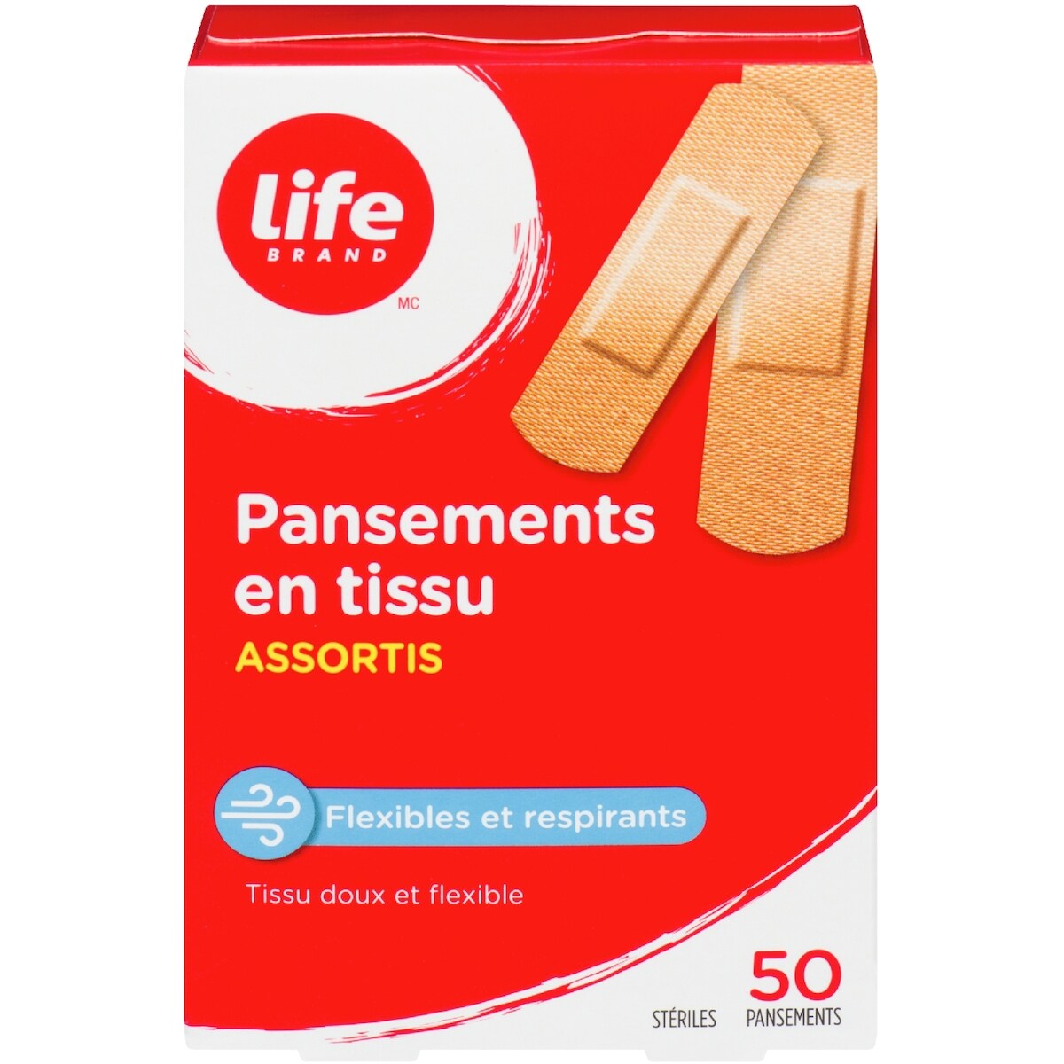 Pansements en tissu ASSORTIS