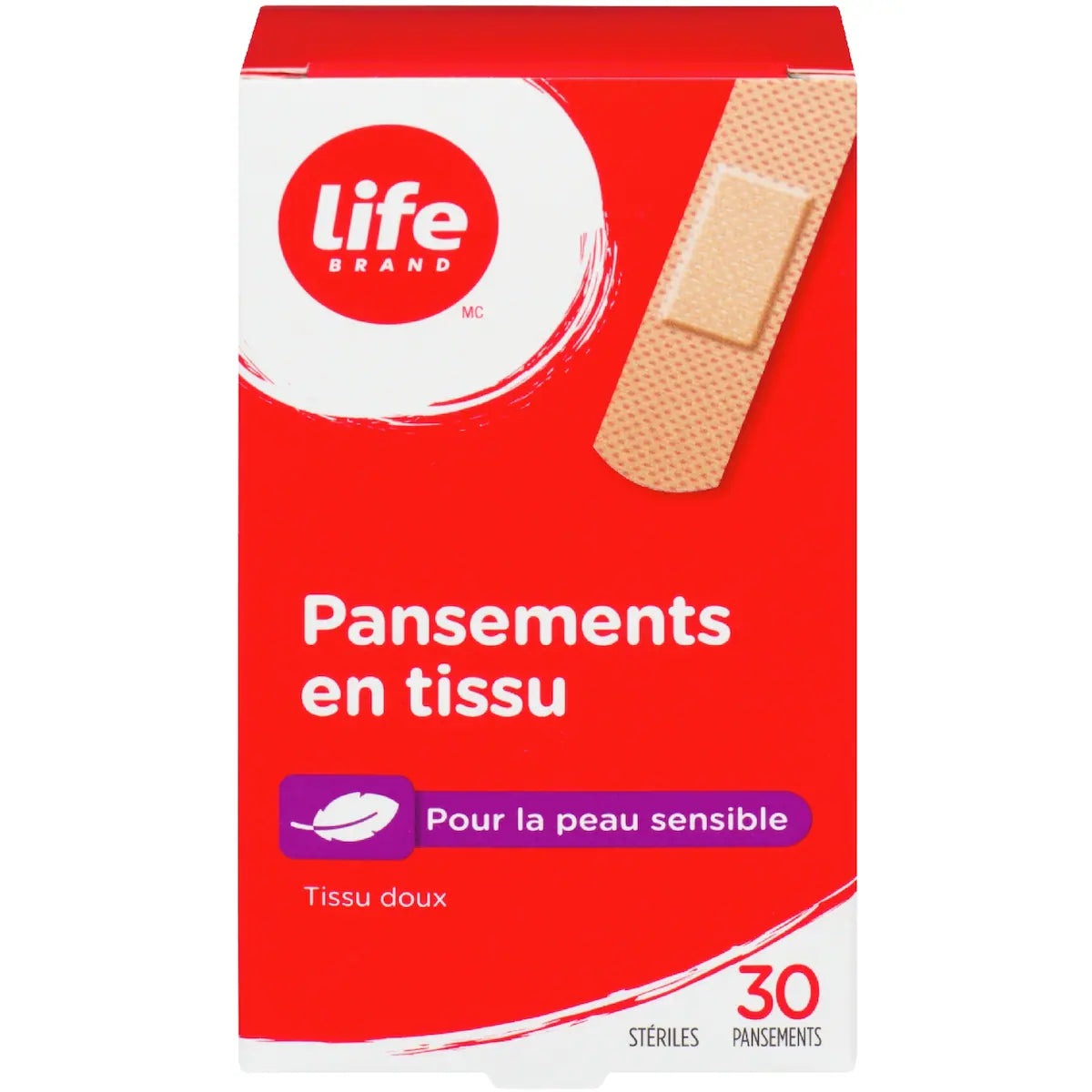 Pansements en tissu pour la peau sensible
